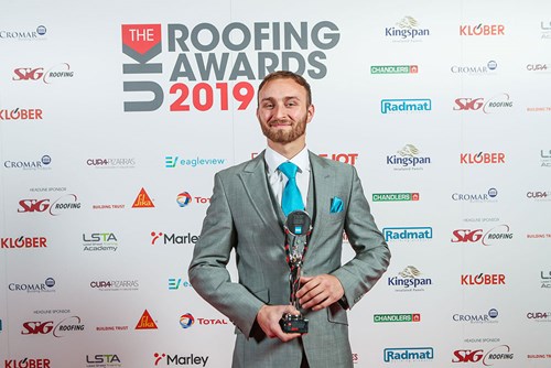 Blake Edgell NFRC Young Roofer of the Year