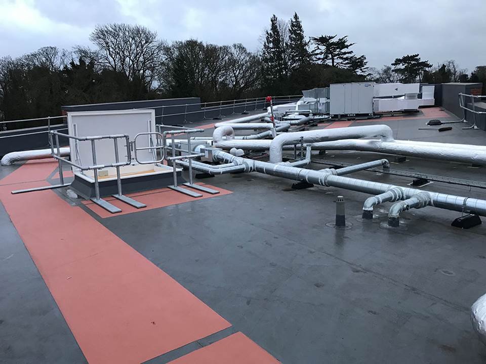 Hawthorns Care Home single-ply roof