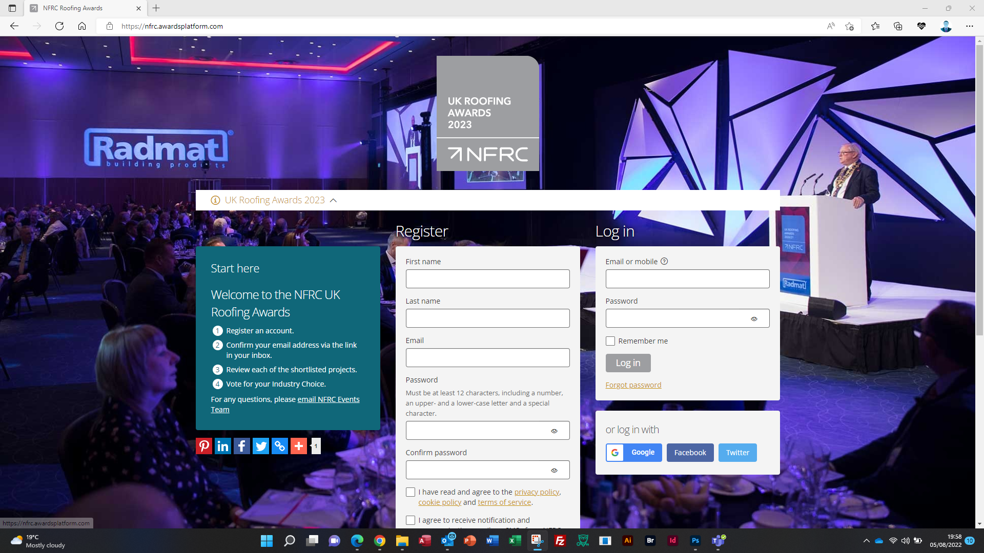 Entries open for the 2023 UK Roofing Awards