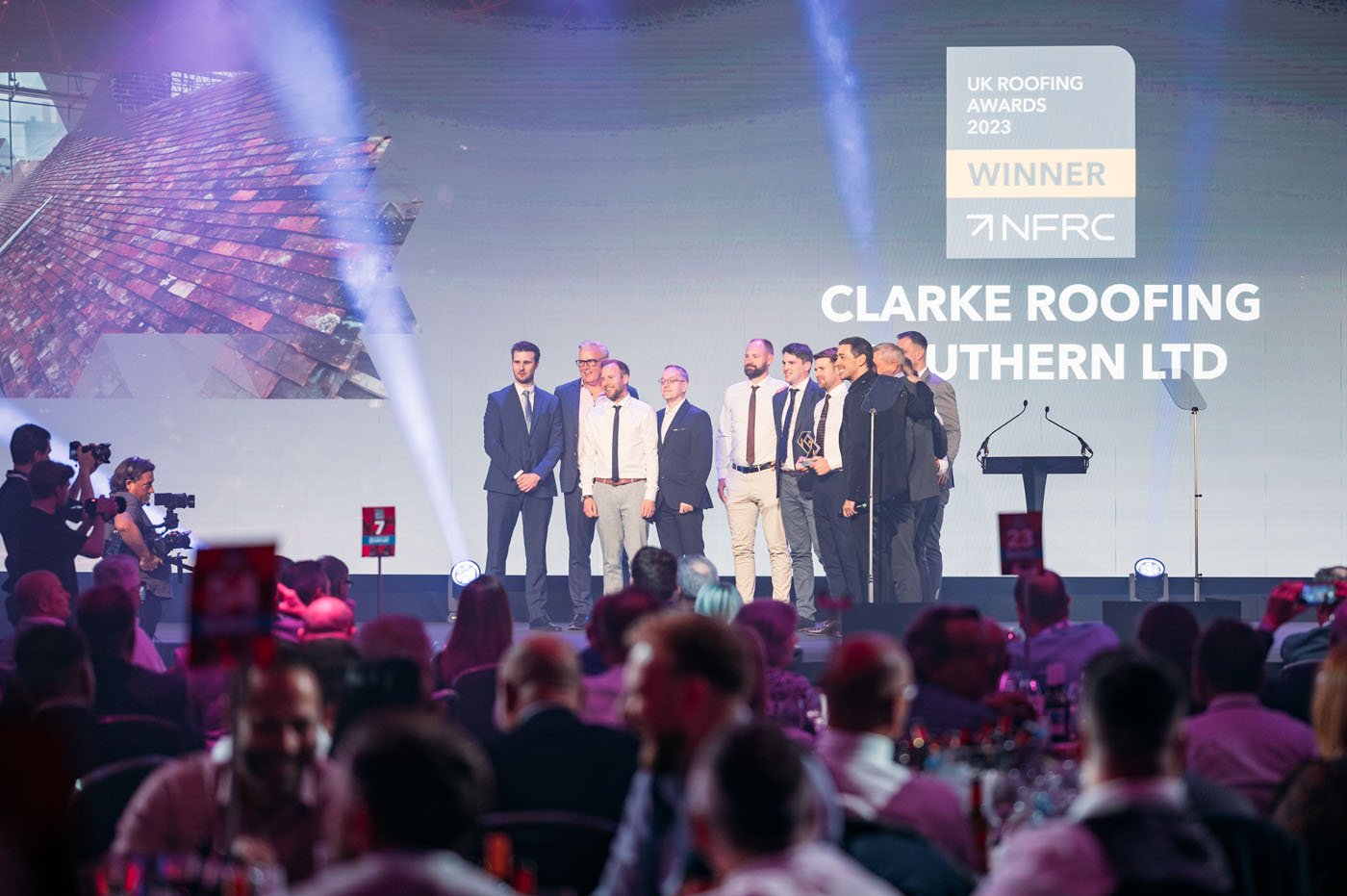 Roof Tiling winner Clarke Roofing Southern