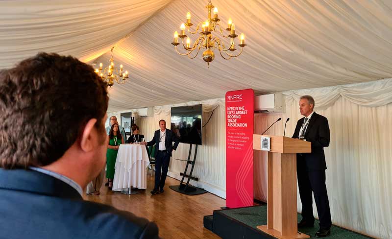 NFRC CEO James Talman addresses MPs and Lords at House of Commons