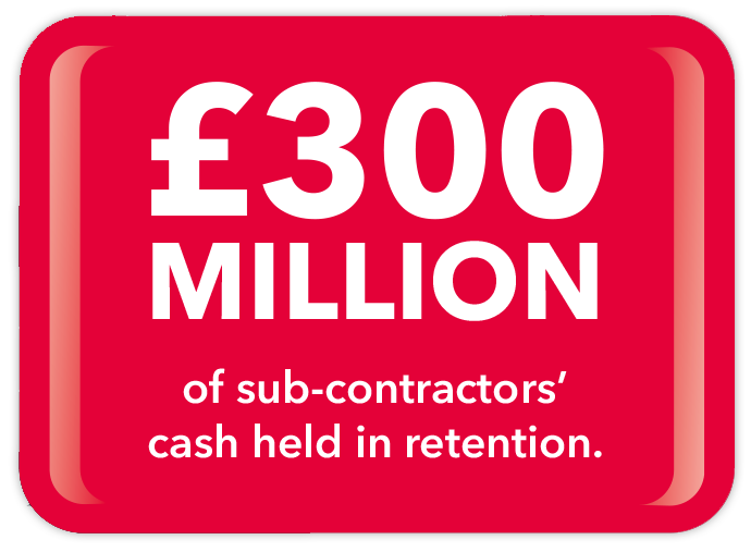 £300 million in cash retentions graphic